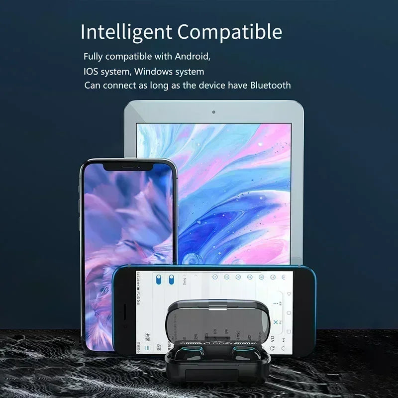 Wireless Bluetooth Headphones with Display