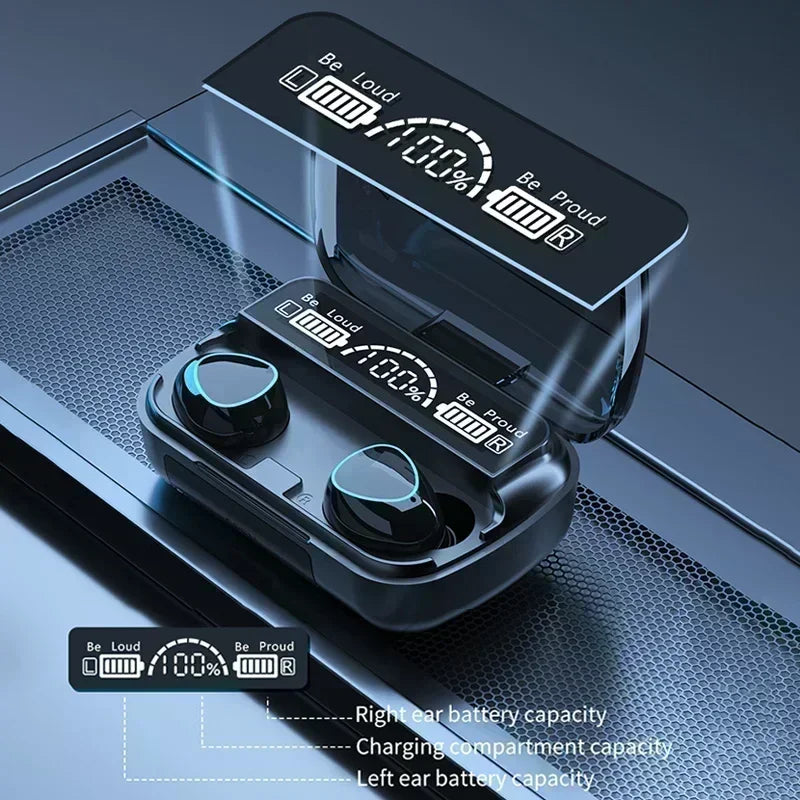 Wireless Bluetooth Headphones with Display