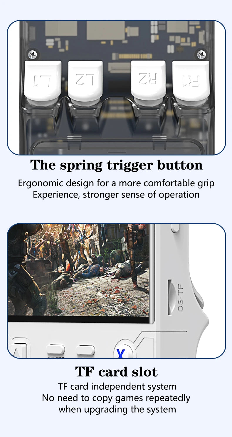 R36 Ultra 4-Inch Retro Handheld Game Console 128GB Linux System