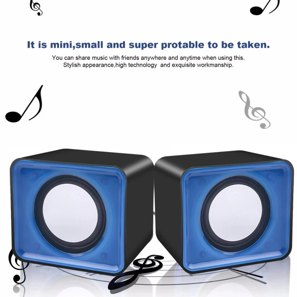 Mini PC Speaker Sound Box for Laptop & Desktop Computers