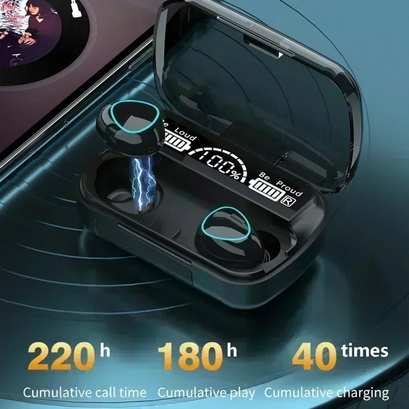 Wireless Bluetooth Headphones with Display
