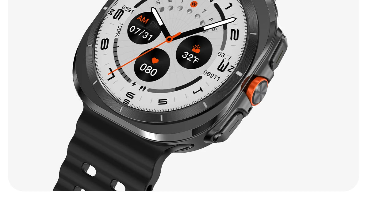2025 DT Watch 7 Ultra Smartwatch 47mm AMOLED GPS NFC 32GB