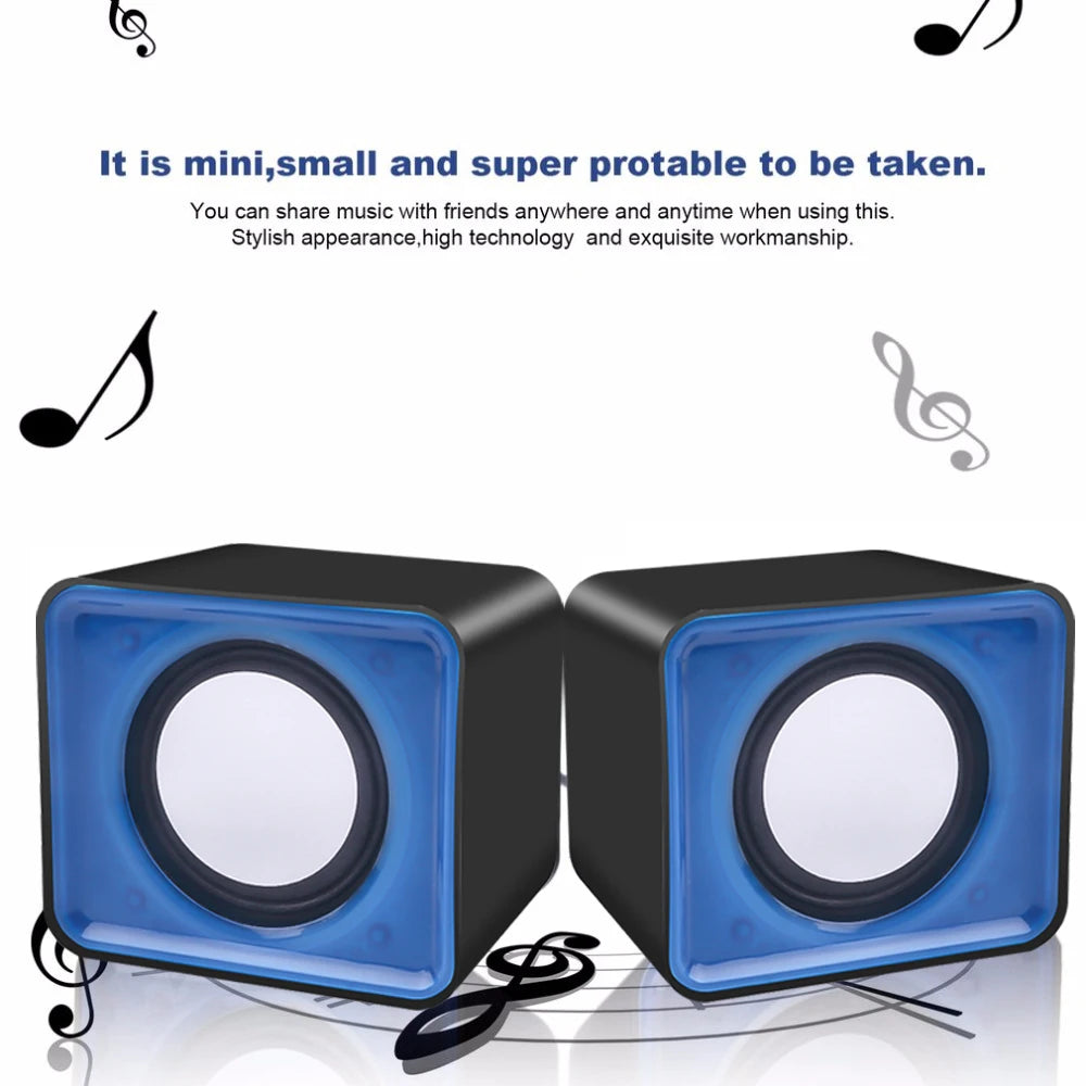 Mini PC Speaker Sound Box for Laptop & Desktop Computers