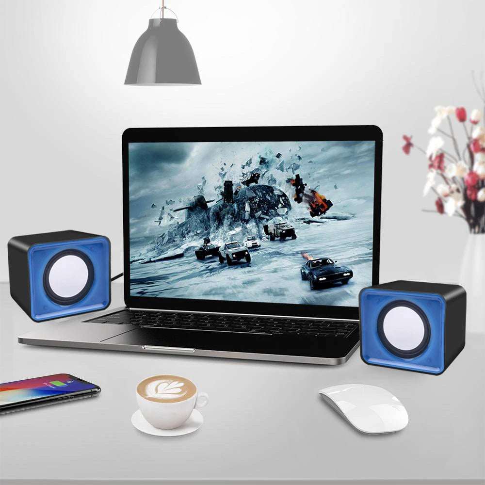 Mini PC Speaker Sound Box for Laptop & Desktop Computers