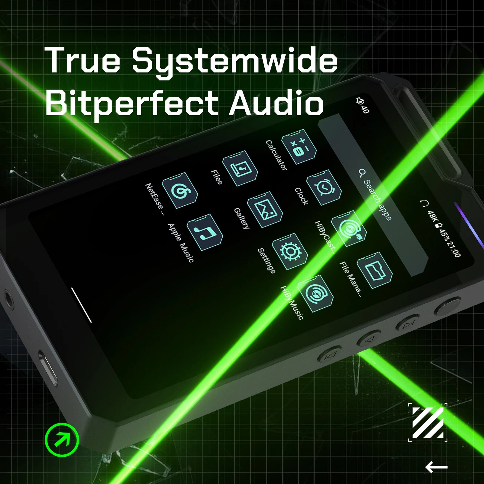 R4 Android HiFi Music Player with Bluetooth, WiFi & USB DAC