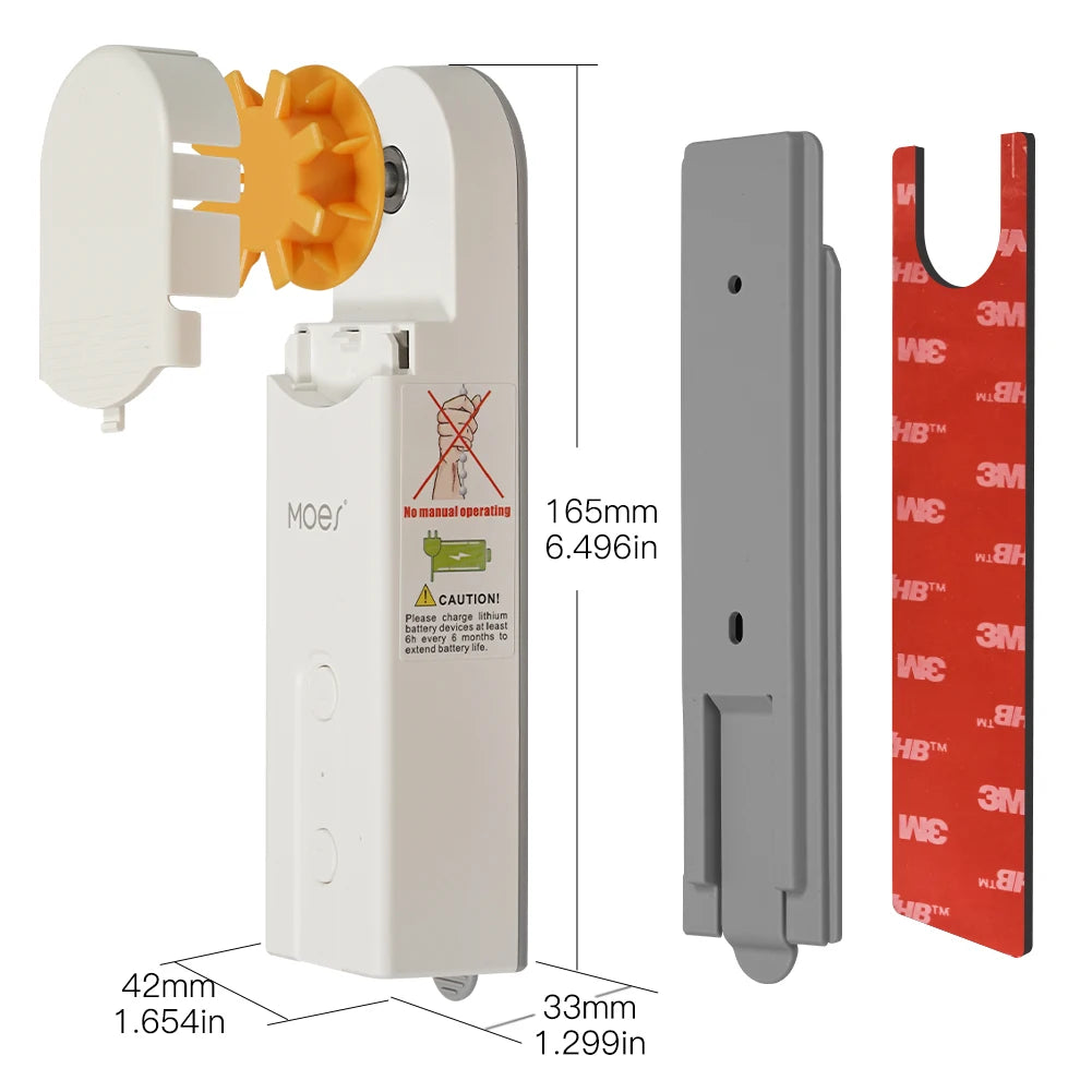 Zigbee Smart Roller Blinds Motor with Tuya App & Voice Control