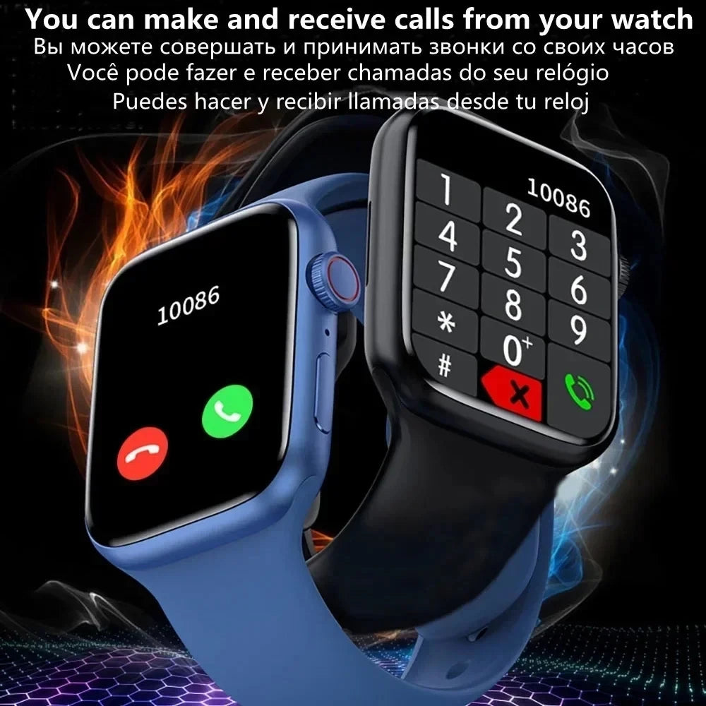 I10 Pro Max Smart Watch with Metal Strap & Fitness Tracker