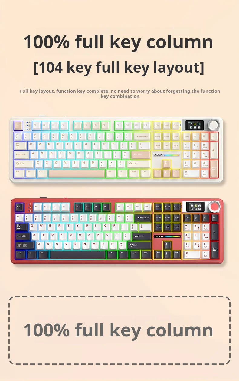 AULA F108 Pro Mechanical Keyboard