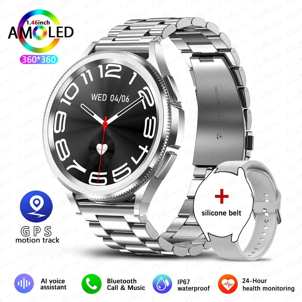 Watch 6 Classic Smartwatch with GPS & Bluetooth Call 2025