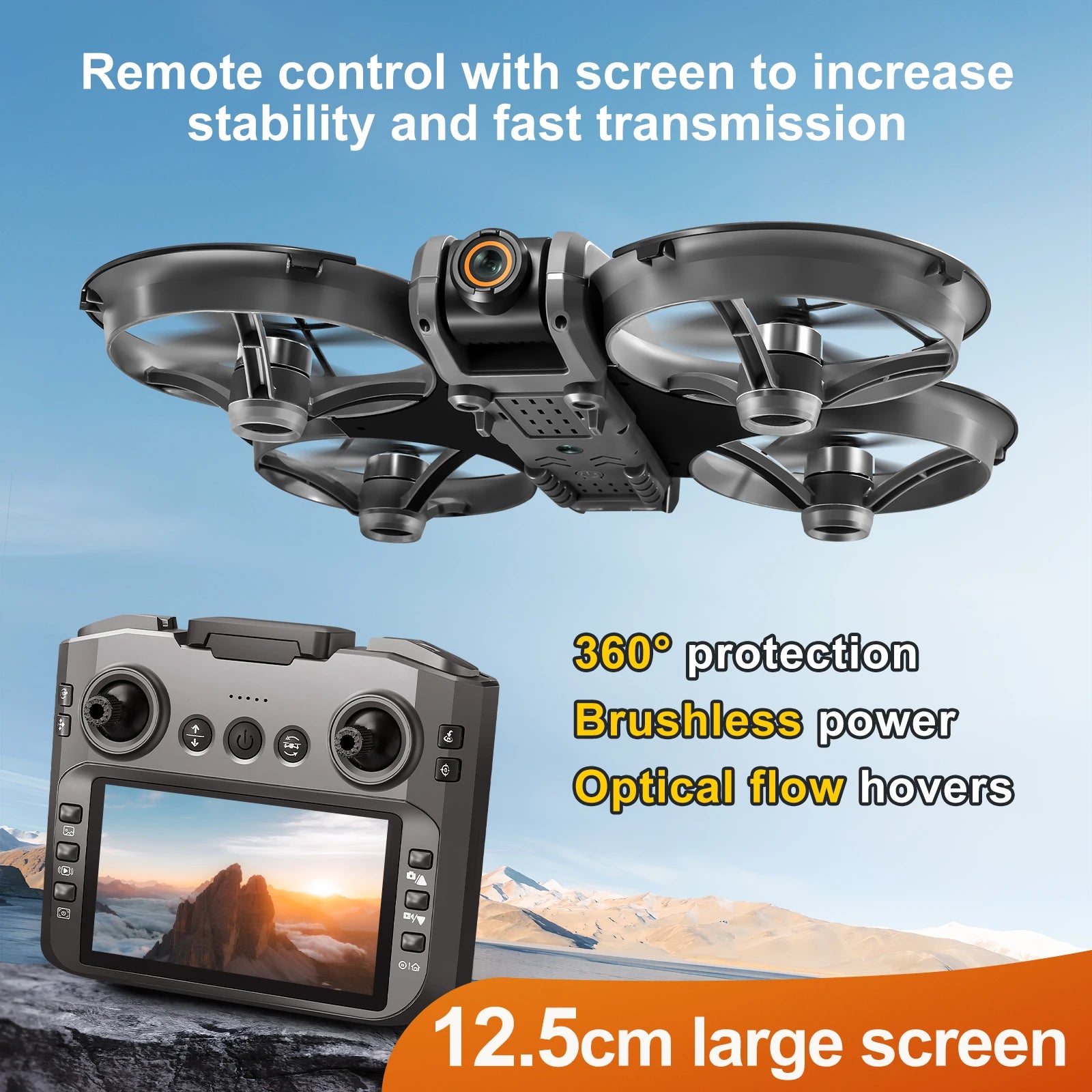 S156 8K Dual Camera WiFi Drone with Remote Control & HD FPV