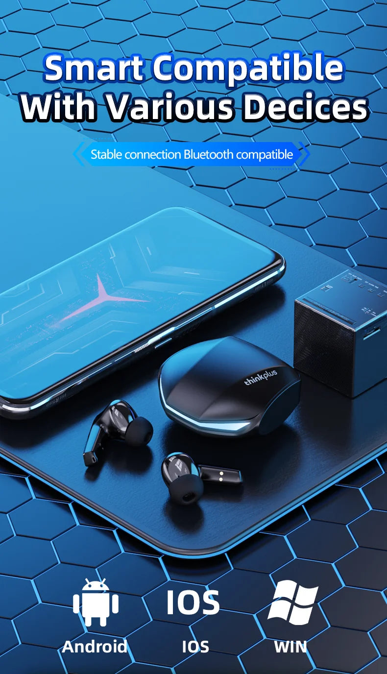 Original Lenovo GM2 Pro Bluetooth Wireless Earbuds