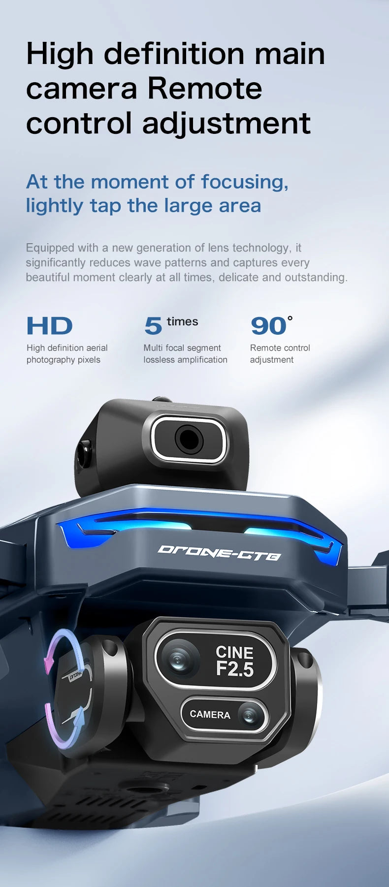 GT8 8K Dual Camera GPS Drone with Brushless Motor & FPV 2025