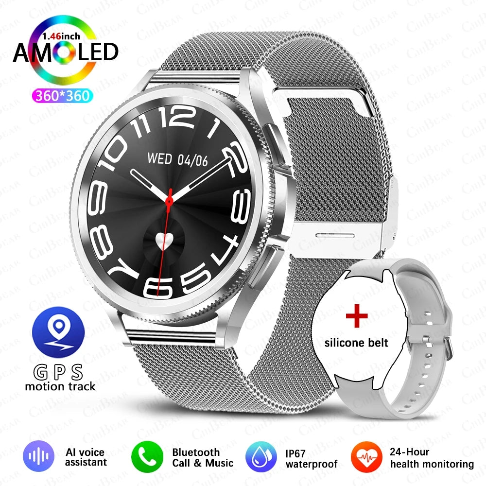 Watch 6 Classic Smartwatch with GPS & Bluetooth Call 2025
