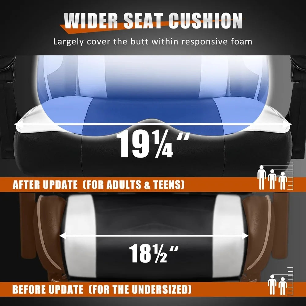 Gaming Chair with Footrest