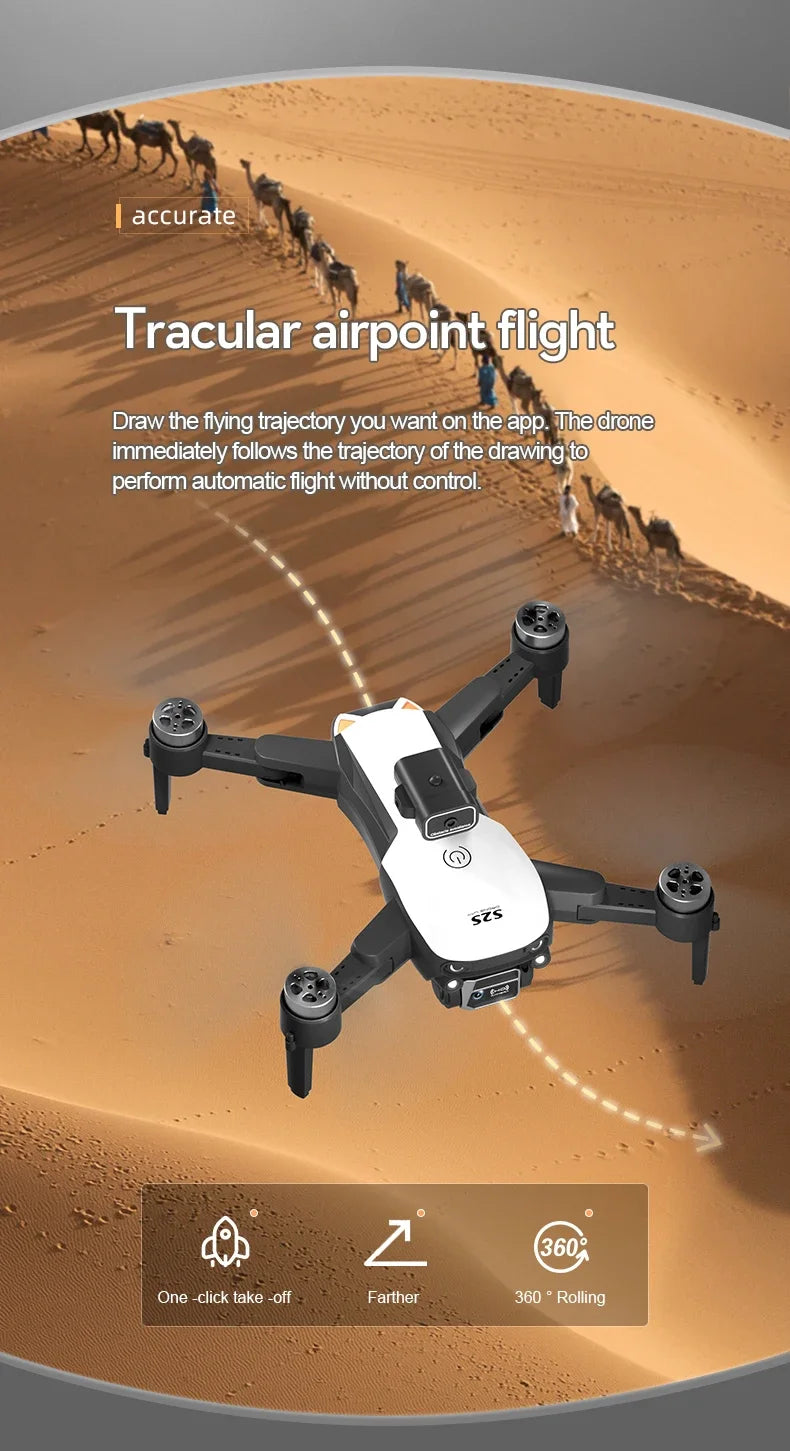 S2S Mini 8K Drone with Obstacle Avoidance & Brushless Motor