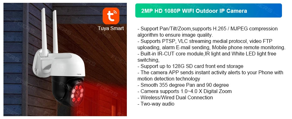 Fuers Tuya Smart WiFi 4G/2G GSM Alarm System