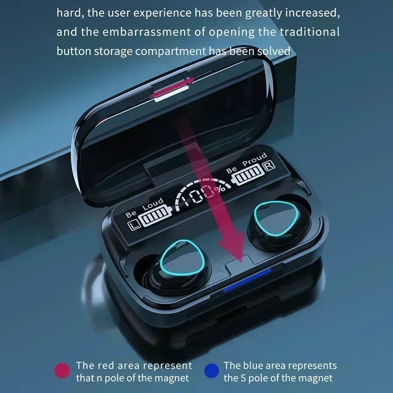 Wireless Bluetooth Headphones with Display