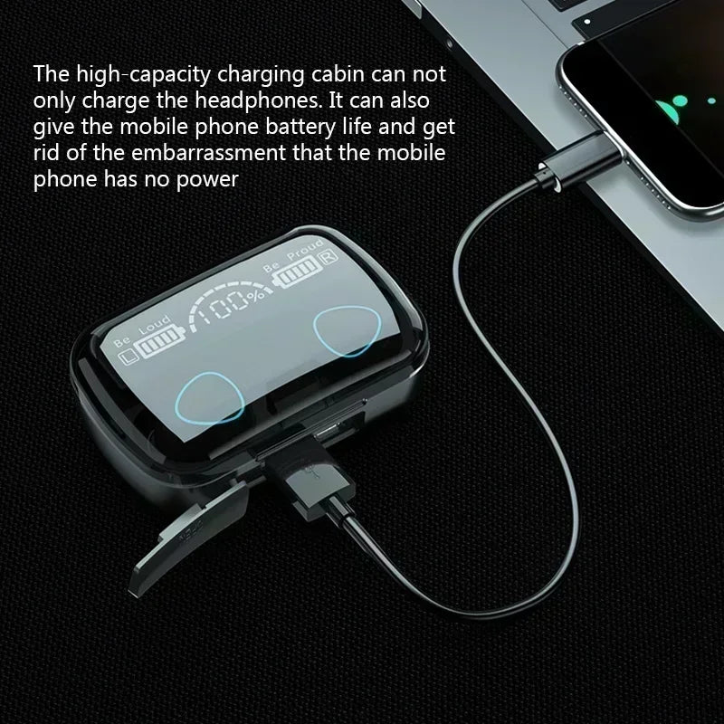 Wireless Bluetooth Headphones with Display