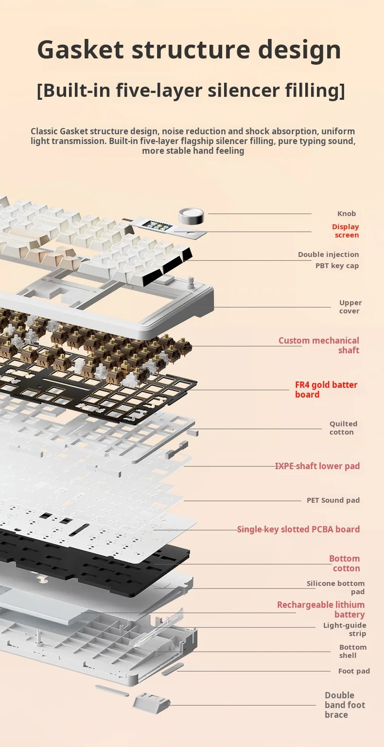 AULA F108 Pro Mechanical Keyboard
